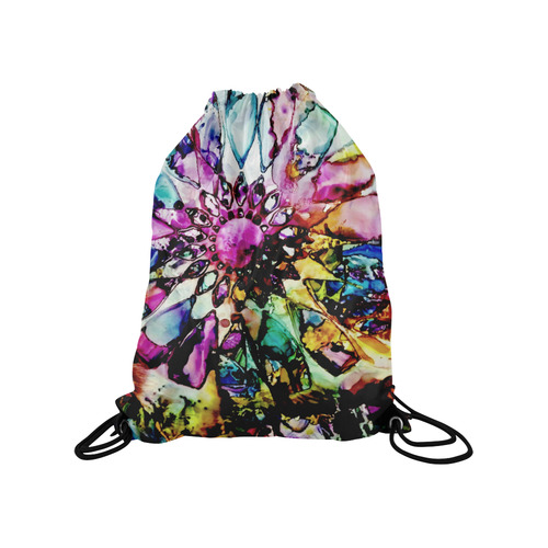 Jeweled Gym Bag Medium Drawstring Bag Model 1604 (Twin Sides) 13.8"(W) * 18.1"(H)