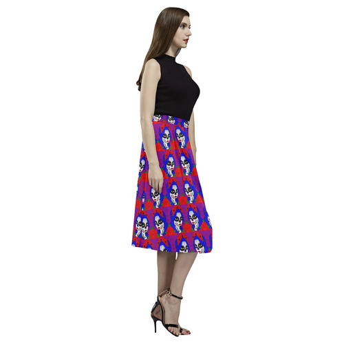 SUGARSKULLED Aoede Crepe Skirt (Model D16)