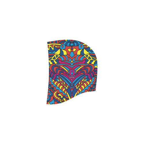 Groovy ZenDoodle Colorful Art All Over Print Sleeveless Hoodie for Women (Model H15)