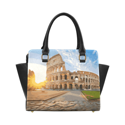 Rome Coliseum At Sunset Classic Shoulder Handbag (Model 1653)