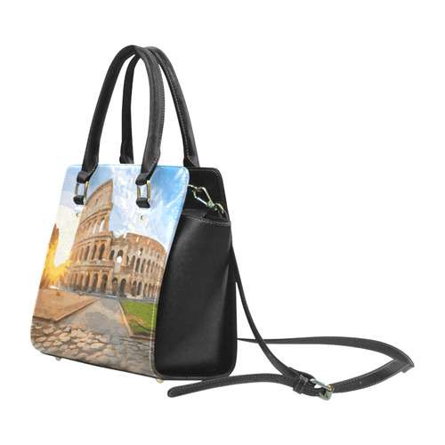 Rome Coliseum At Sunset Classic Shoulder Handbag (Model 1653)