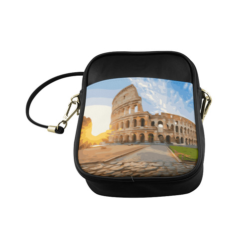 Rome Coliseum At Sunset Sling Bag (Model 1627)