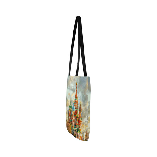 Kremlin Moscow Russia St Basel Cathedral Landscape Reusable Shopping Bag Model 1660 (Two sides)