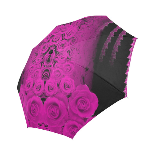 rose 2 love pink Auto-Foldable Umbrella (Model U04)