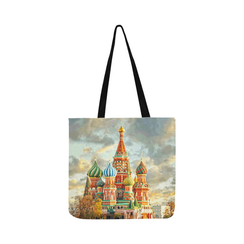 Kremlin Moscow Russia St Basel Cathedral Landscape Reusable Shopping Bag Model 1660 (Two sides)