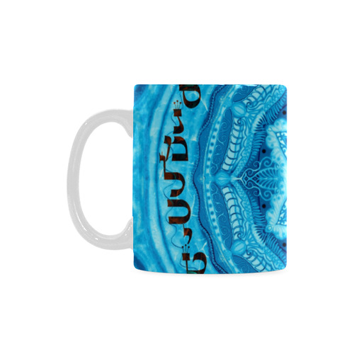 mandala maguen- 18- alphabet White Mug(11OZ)