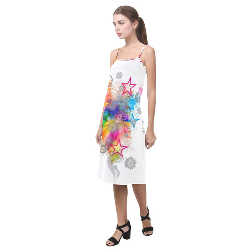 Color blobs by Nico Bielow Alcestis Slip Dress (Model D05)