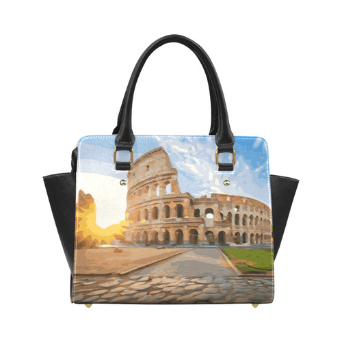 Rome Coliseum At Sunset Classic Shoulder Handbag (Model 1653)