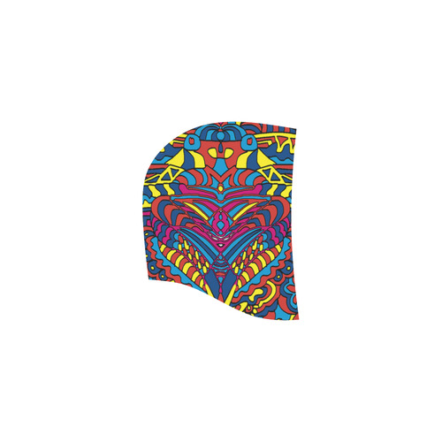 Groovy ZenDoodle Colorful Art All Over Print Sleeveless Hoodie for Women (Model H15)