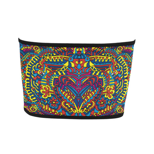 Groovy ZenDoodle Colorful Art Bandeau Top