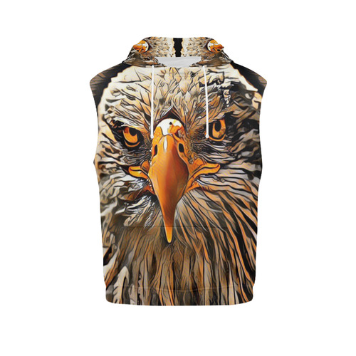 ArtAnimal Eagle by JamColors All Over Print Sleeveless Hoodie for Men