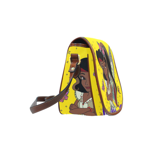 Jasmine Saddle Bag/Small (Model 1649) Full Customization