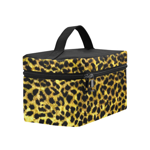 LEOPARD Wallpaper Print Cosmetic Bag/Large (Model 1658)