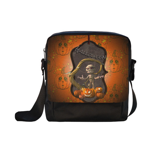 Halloween, funny mummy Crossbody Nylon Bags (Model 1633)