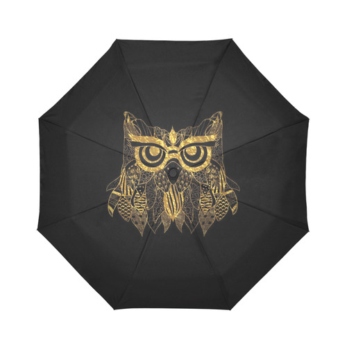 Zentangle OWL by JamColors Auto-Foldable Umbrella (Model U04)