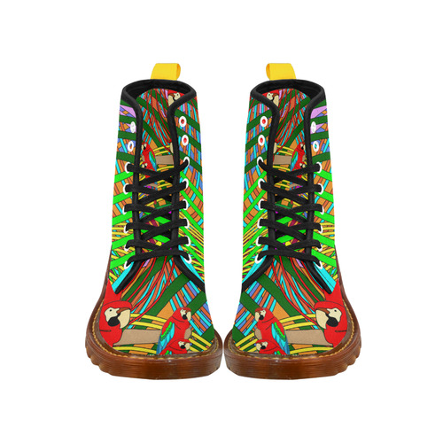 abstract parrot Martin Boots For Men Model 1203H