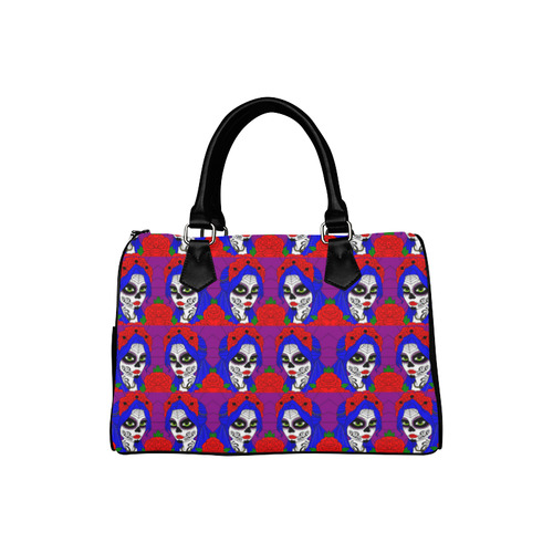 Pretty little sugarskull Boston Handbag (Model 1621)