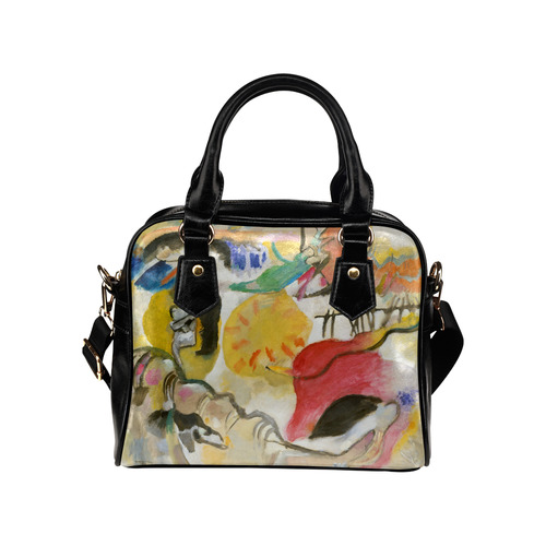 Wassily Kandinsky Improvisation 27 Garden of Love Shoulder Handbag (Model 1634)