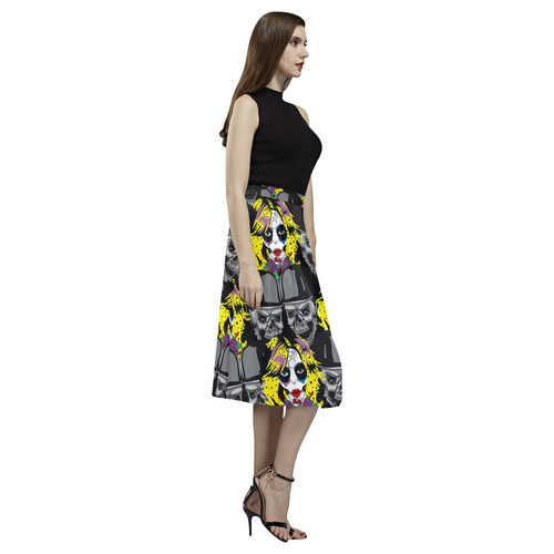 Miss Gothica Sugarskull Aoede Crepe Skirt (Model D16)