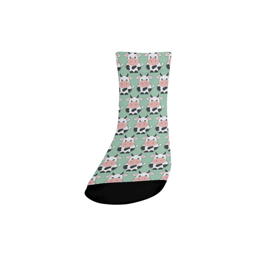 Cute Cow Pattern Quarter Socks