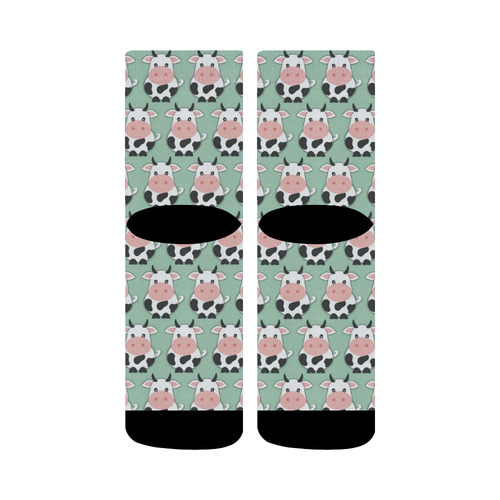 Cute Cow Pattern Crew Socks