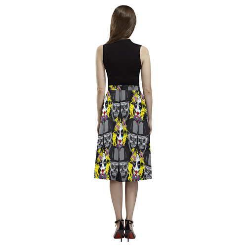 Miss Gothica Sugarskull Aoede Crepe Skirt (Model D16)