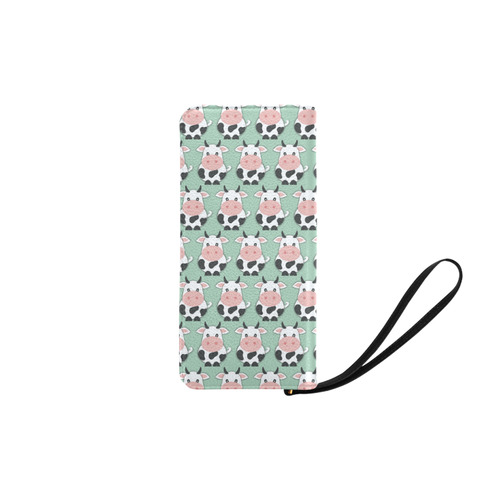 Cute Cow Pattern Women's Clutch Purse (Model 1637)