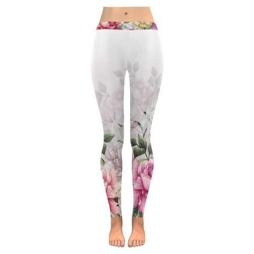 VERONICA Women's Low Rise Leggings (Invisible Stitch) (Model L05)