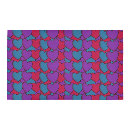 Love Hearts Azalea Doormat 30" x 18" (Sponge Material)
