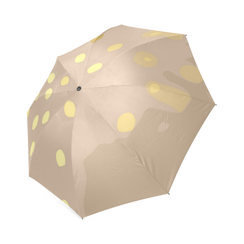 Gold Dots Abstract Foldable Umbrella (Model U01)