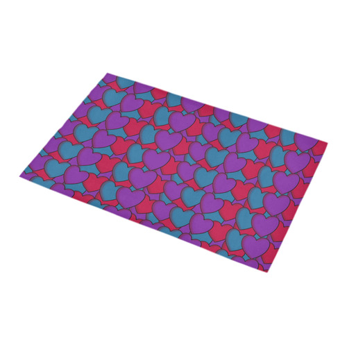 Love Hearts Bath Rug 16''x 28''