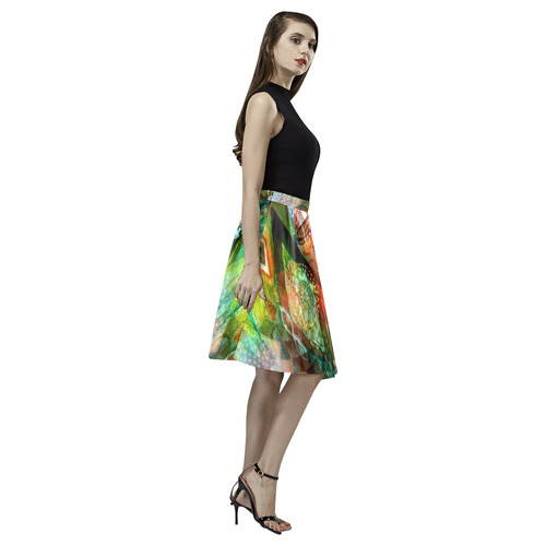 A Glimpse Of My Soul Melete Pleated Midi Skirt (Model D15)