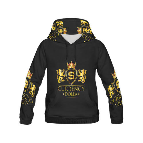 CURRENCY_DOLLA All Over Print Hoodie for Men (USA Size) (Model H13)