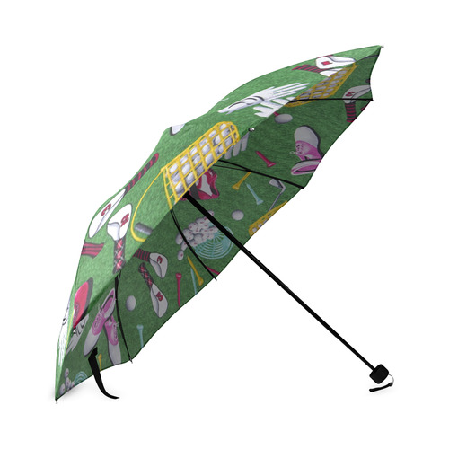 Ladies Tee Time Golf Foldable Umbrella (Model U01)