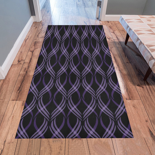 Lavender Ribbons 2 Area Rug 7'x3'3''