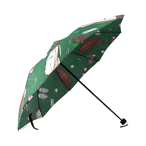 Men's Tee Time Golf Foldable Umbrella (Model U01)
