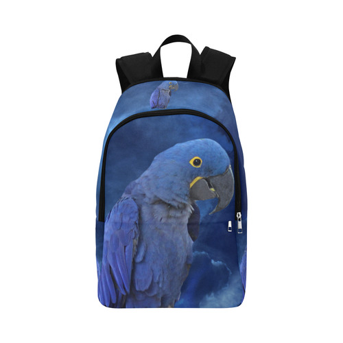 Hyacinth Macaw Fabric Backpack for Adult (Model 1659)