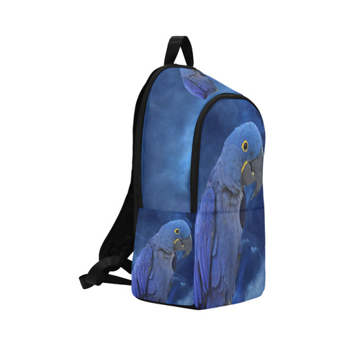 Hyacinth Macaw Fabric Backpack for Adult (Model 1659)