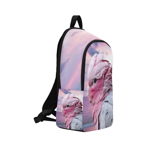 Galah Cockatoo Fabric Backpack for Adult (Model 1659)