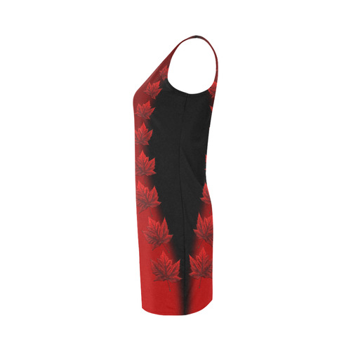 Canada Dresses Canada Maple Leaf Dress - Black Medea Vest Dress (Model D06)