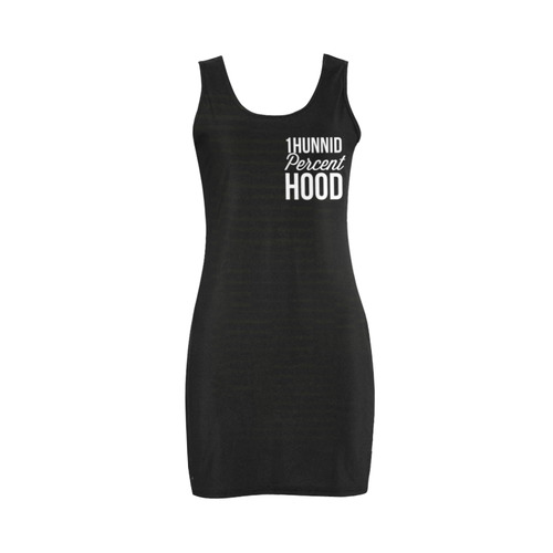 Ladies 1Hunnid Percent Hood Dress Medea Vest Dress (Model D06)