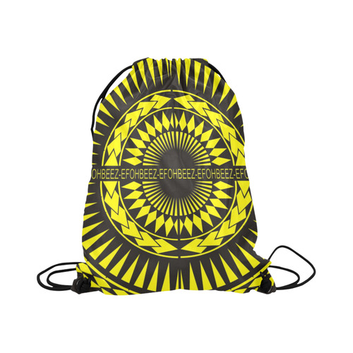 yellowbeez Large Drawstring Bag Model 1604 (Twin Sides)  16.5"(W) * 19.3"(H)