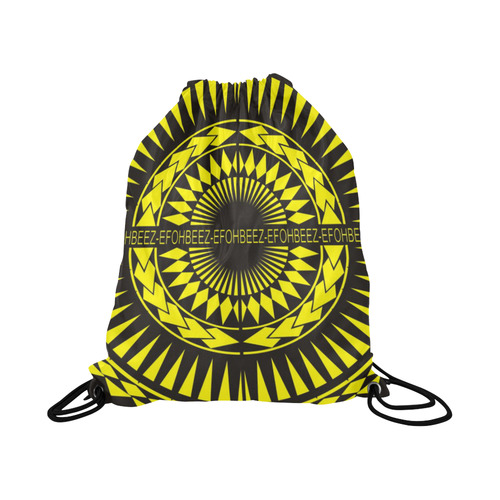 yellowbeez Large Drawstring Bag Model 1604 (Twin Sides)  16.5"(W) * 19.3"(H)