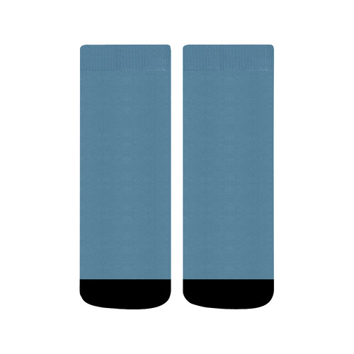 Designer Color Solid Niagara Quarter Socks