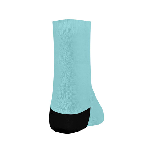 Designer Color Solid Island Paradise Crew Socks