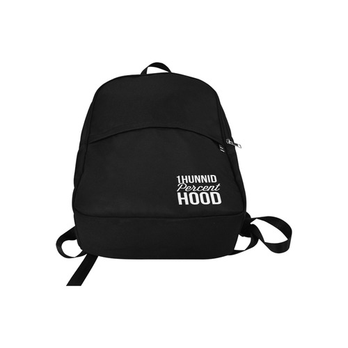 1Hunnid Percent Hood Logo Backpack (Lg) Fabric Backpack for Adult (Model 1659)