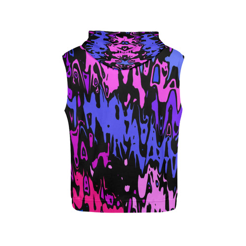 modern abstract 46B by JamColors All Over Print Sleeveless Hoodie for Women (Model H15)