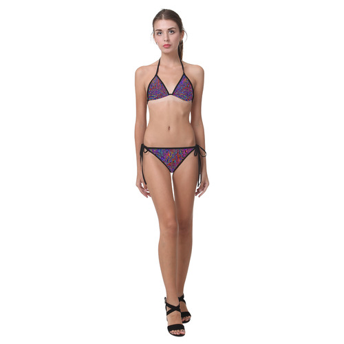 modern abstract 45A by JamColors Custom Bikini Swimsuit (Model S01)