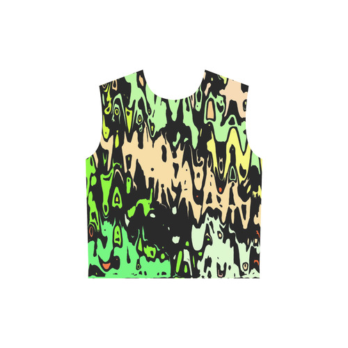 modern abstract 46C by JamColors All Over Print Sleeveless Hoodie for Women (Model H15)