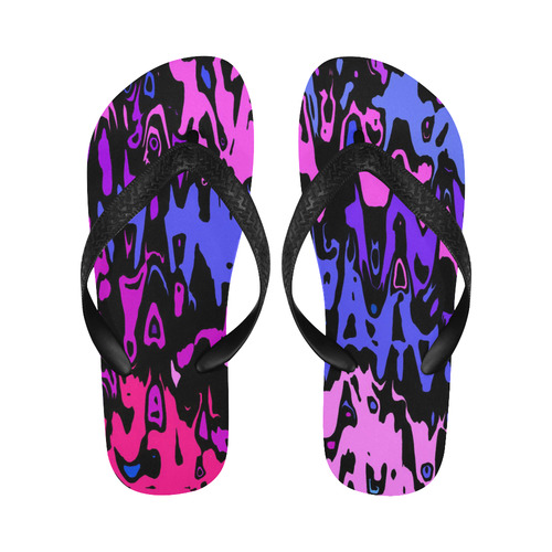 modern abstract 46B by JamColors Flip Flops for Men/Women (Model 040)